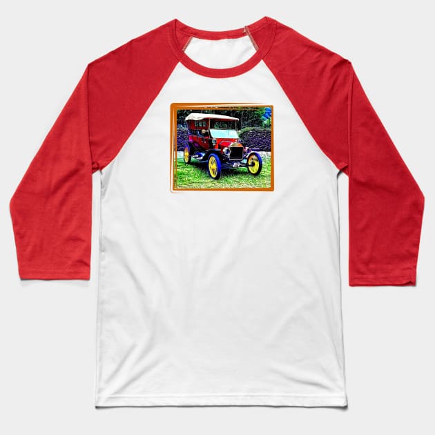 Ford Model T Baseball T-Shirt by Arie